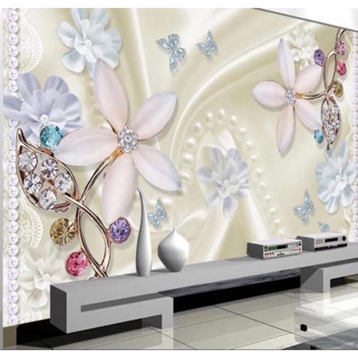 5D Jewel design Wall Mural - Wallpaper Pavillion